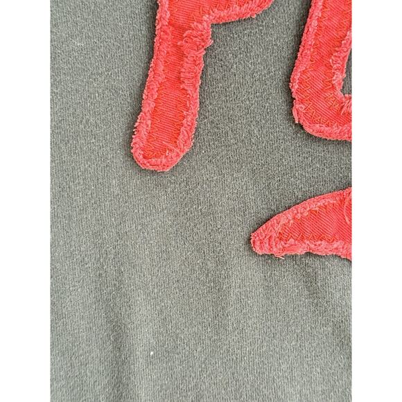 Abercrombie & Fitch Vtg T-Shirt Sz L 90s Y2k Mens Navy Blue Muscle Fit Spell Out - Picture 9 of 10